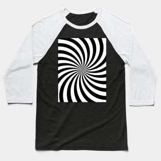 Mesmerizing Spiral Baseball T-Shirt
